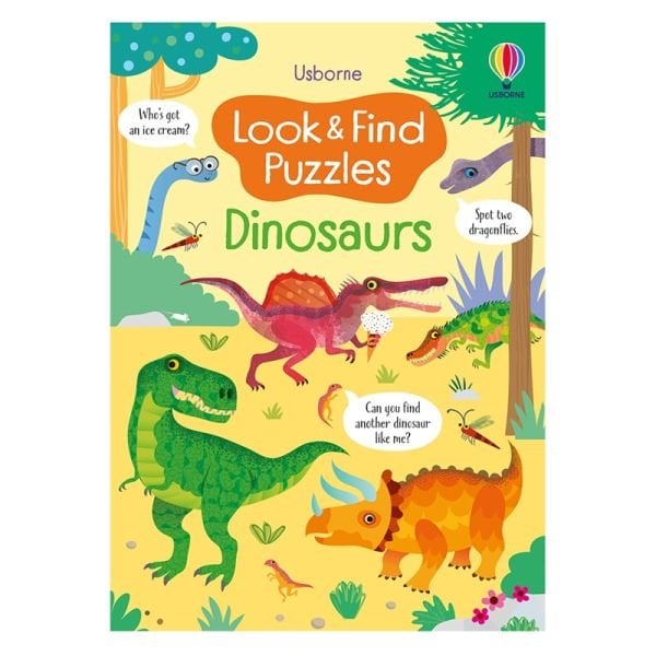 Look And Find Puzzles: Dinosaurs