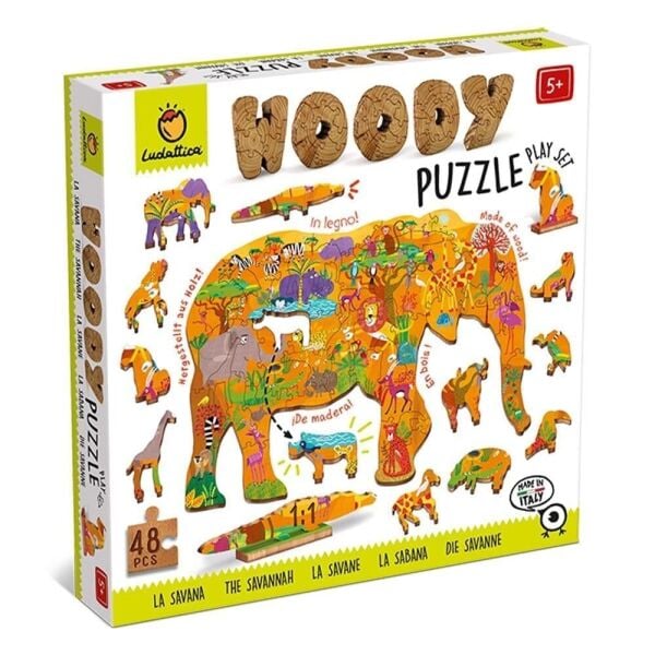 Ahşap Puzzle - Savana