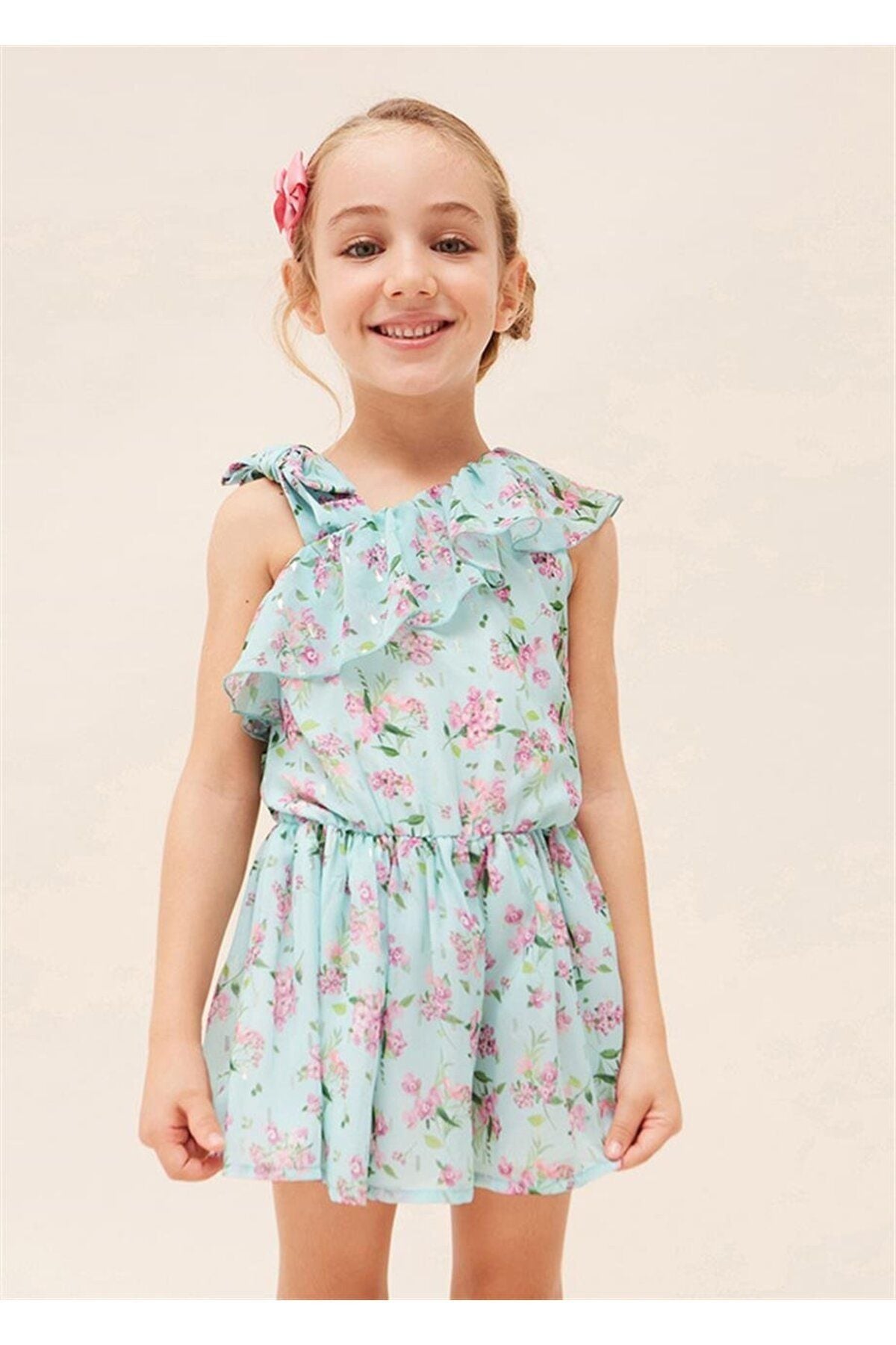 Mayoral Kız Çocuk Şifon Şort Tulum