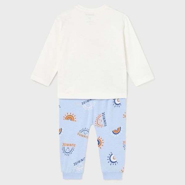 Mayoral Yazlık Erkek Bebek Uzun Pijama Takım Mavi