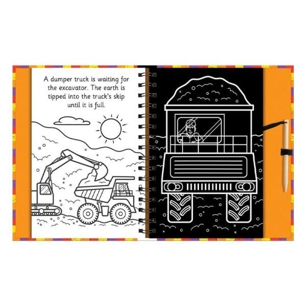 Scratch And Draw - Construction Site
