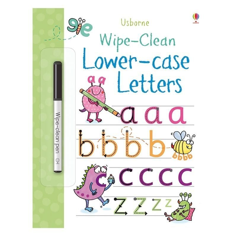 Wipe Clean Lower-Case Letters