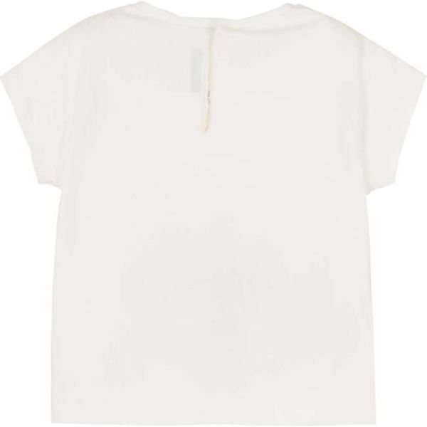 Sevimli Zürafa Grafik Tişört Beyaz