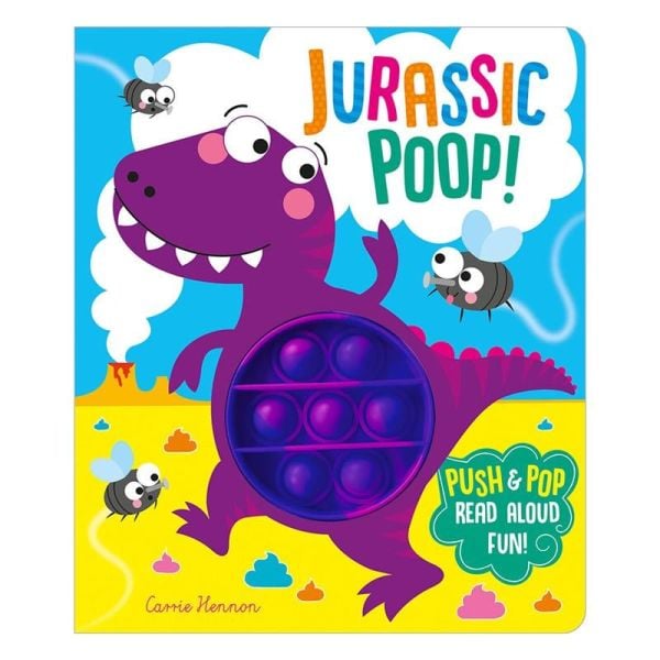 Push And Pop Jurassic Poop - Board Book