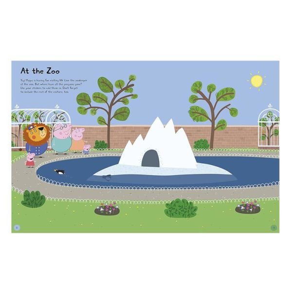 Peppa Pig - Peppas Favourite Places Sticker Book