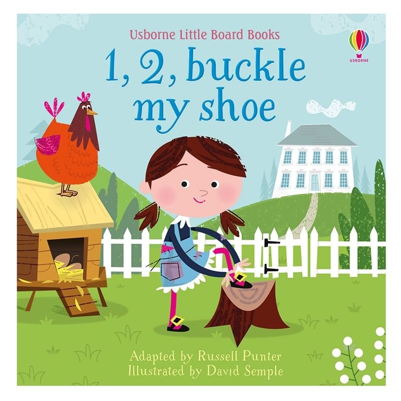 1- 2- Buckle My Shoe - Little Board Book