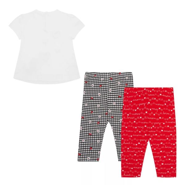Mayoral Üç Parçalı Tişört ve Tayt Takımı
