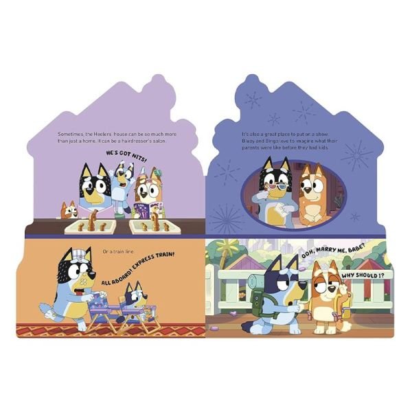 Bluey - At Home With The Heelers - Board Book