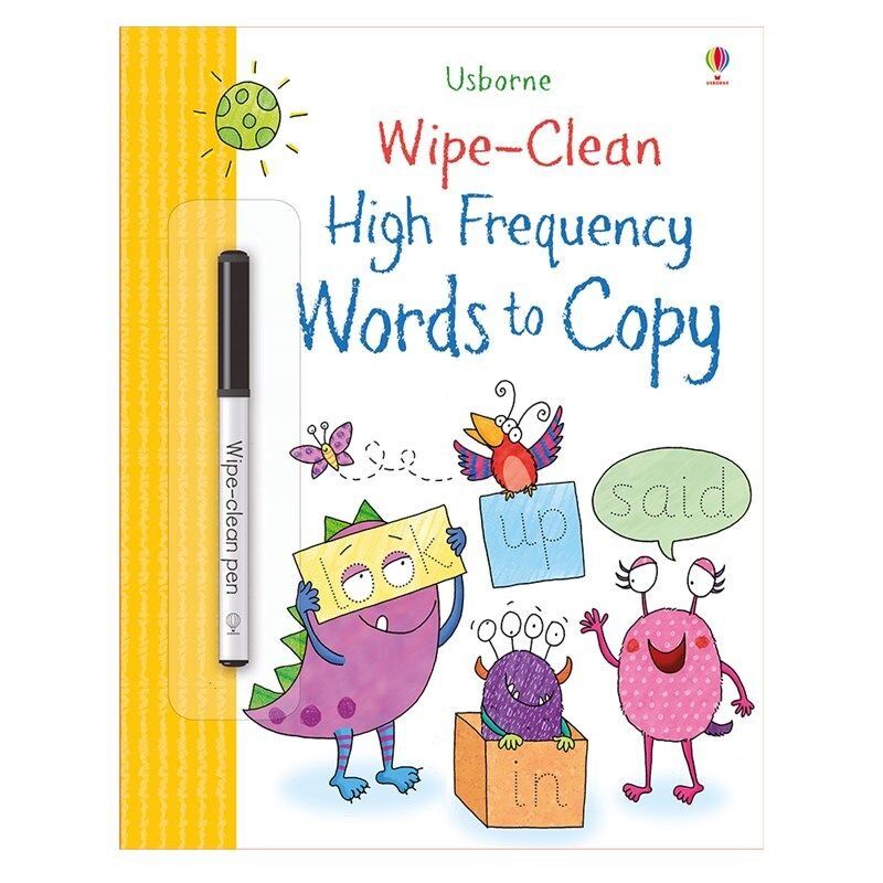 Wipe Clean High-Frequency Words To Copy