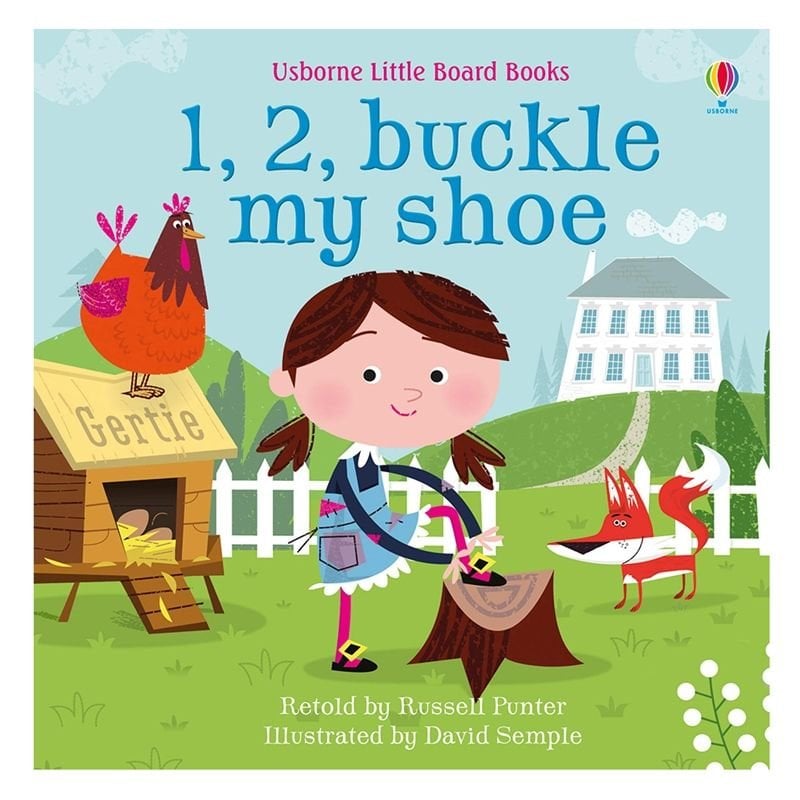Baby Board Books 1- 2- Buckle My Shoe