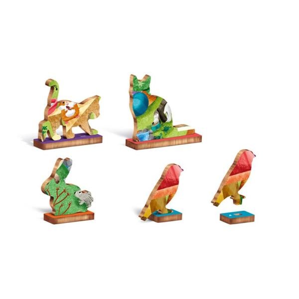 Ahşap Puzzle - Evcil Hayvanlar