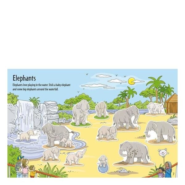 First Sticker Book The Zoo