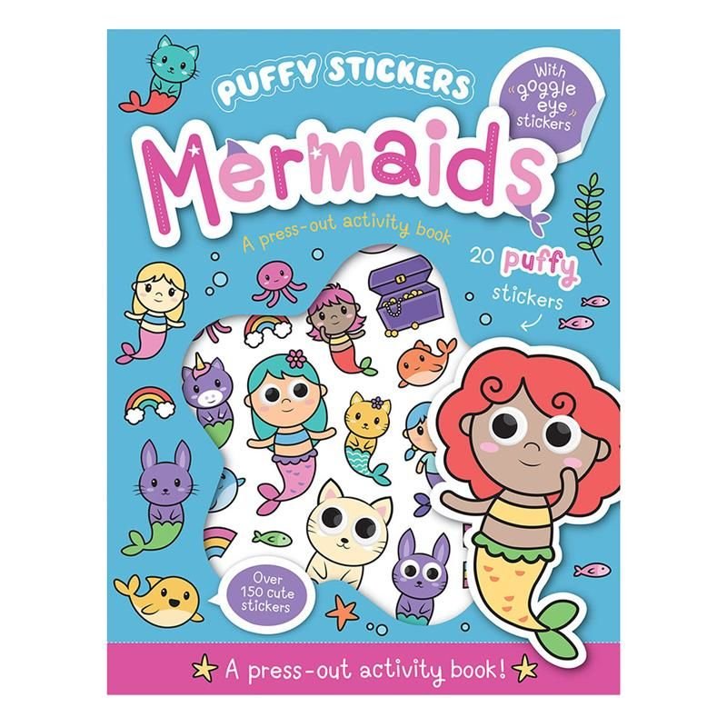 Puffy Stickers - Mermaids