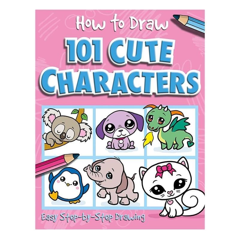 How To Draw 101 Cute Characters