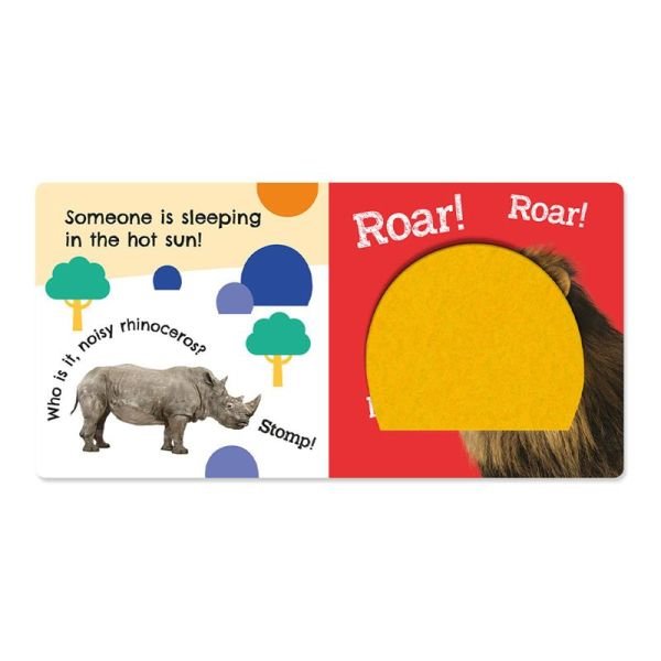 Babys First Wild Animals - 5 Felt Flaps To Lift