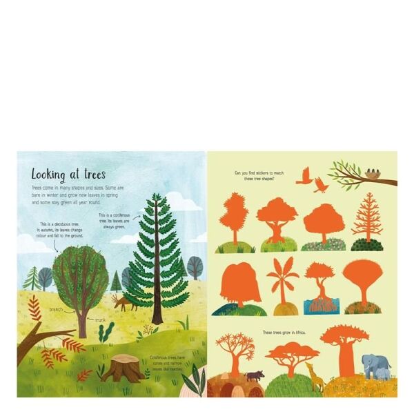 First Sticker Book Trees