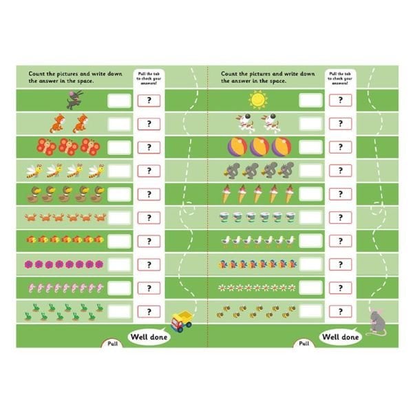 Lets Learn The Math Counting - Pull The Tabs