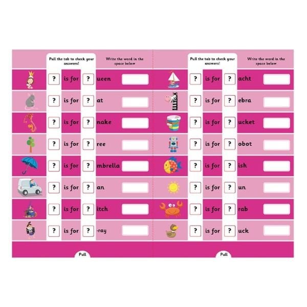 Lets Learn The Alphabet - Pull The Tabs