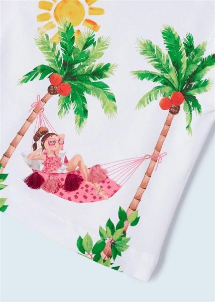 Mayoral Kız Çocuk Şort T-shirt Set