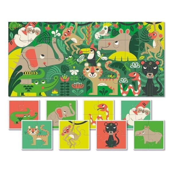 Bebekler için Puzzle - Jungle