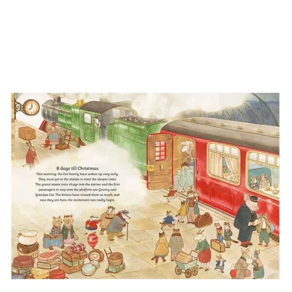 Cat Family Christmas - Lift The Flap Advent Book