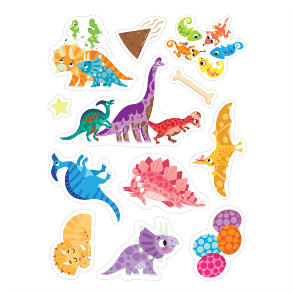Easy Peely Dinosaurs - Peel, Stick, Play