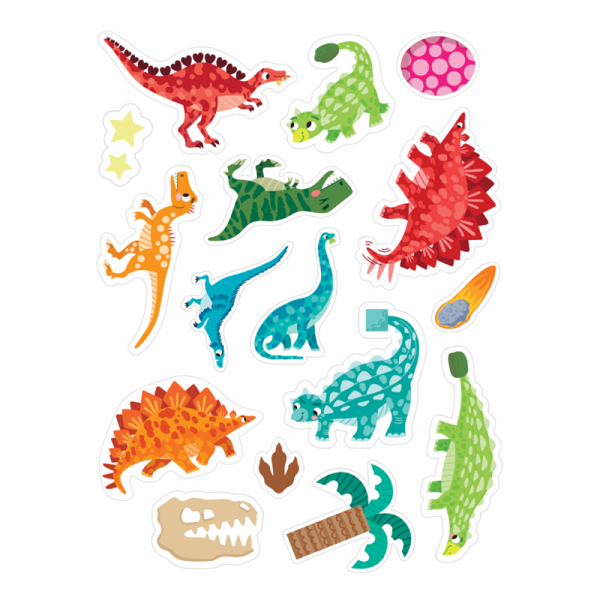 Easy Peely Dinosaurs - Peel, Stick, Play