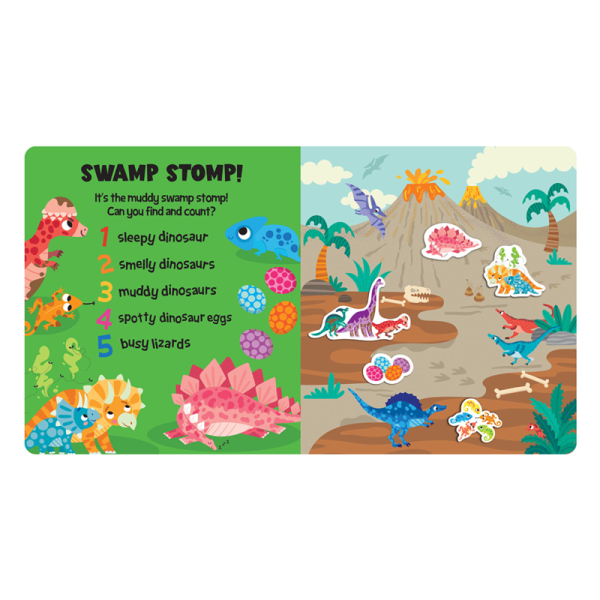 Easy Peely Dinosaurs - Peel, Stick, Play