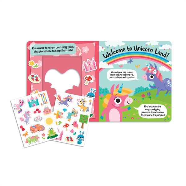 Easy Peely Unicorns - Peel, Stick, Play