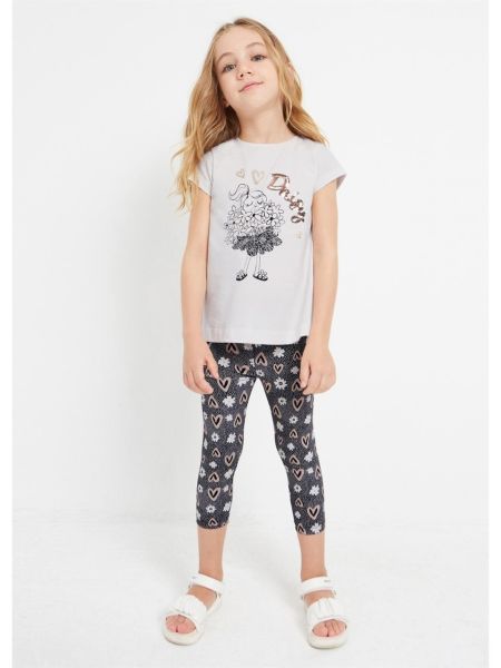 Mayoral Kız Çocuk Baskılı Kısa Tayt Takım