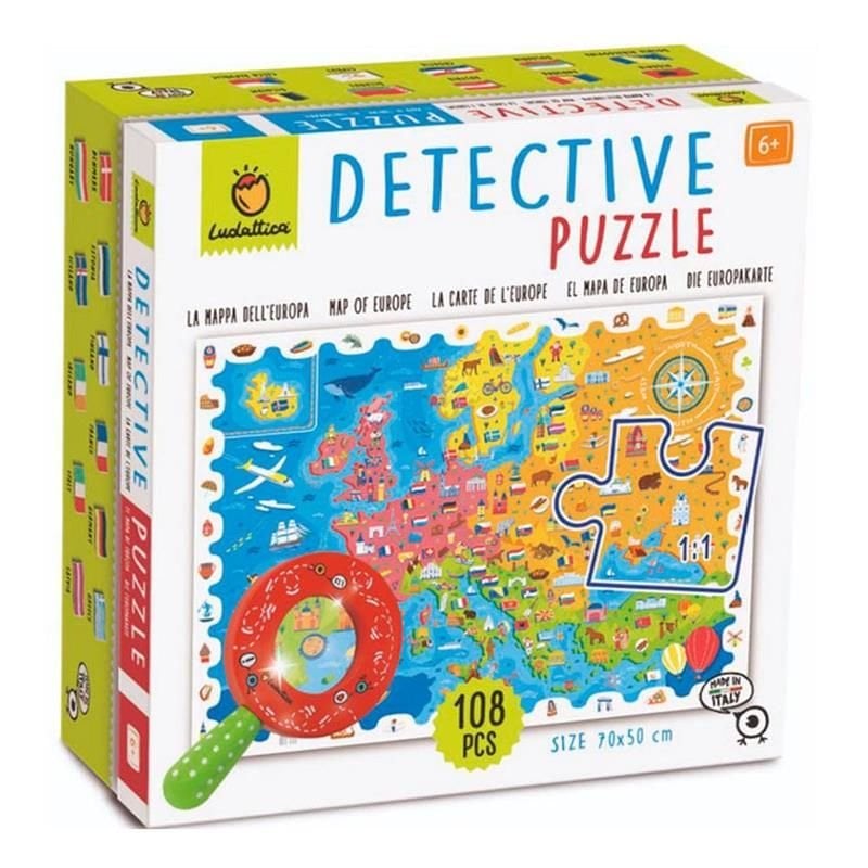 Dedektif Puzzle - Avrupa Haritası
