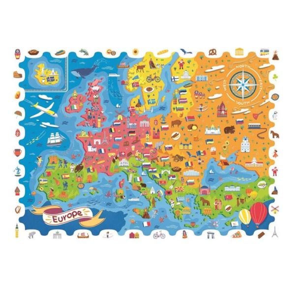Dedektif Puzzle - Avrupa Haritası