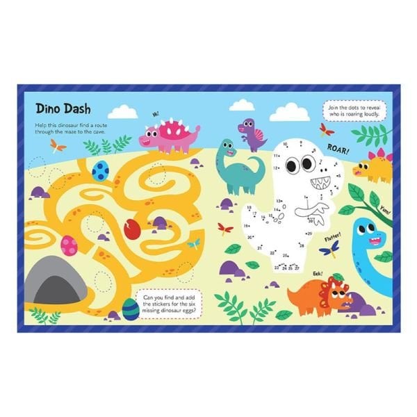 Chunky Window Stickers - Dinosaurs Activty Book