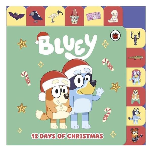 Bluey - 12 Days Of Christmas Tabbed Board Book