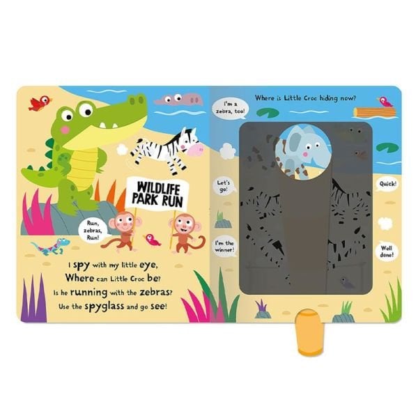 Big Croc Little Croc - Magic Spyglass Board Book