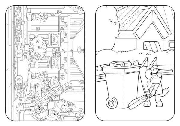 Bluey - Fun and Games Colouring Book