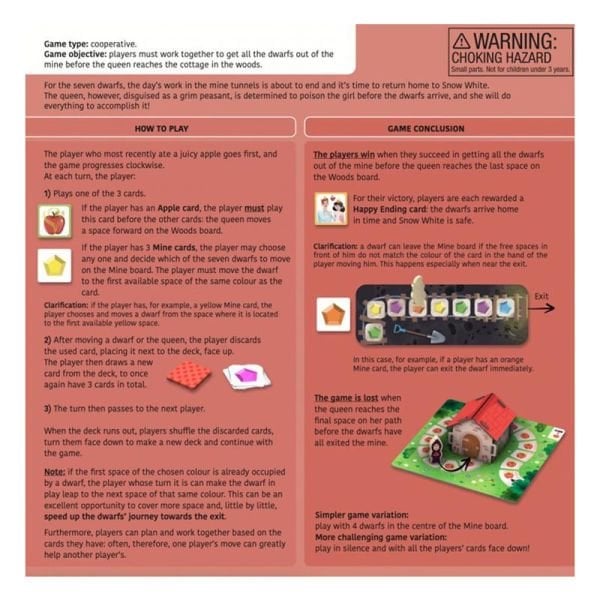 First Board Games - Snow White and the Seven Dwarf
