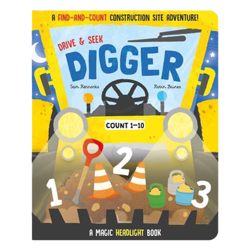 Drive and Seek Digger - A Magic Headlight Book
