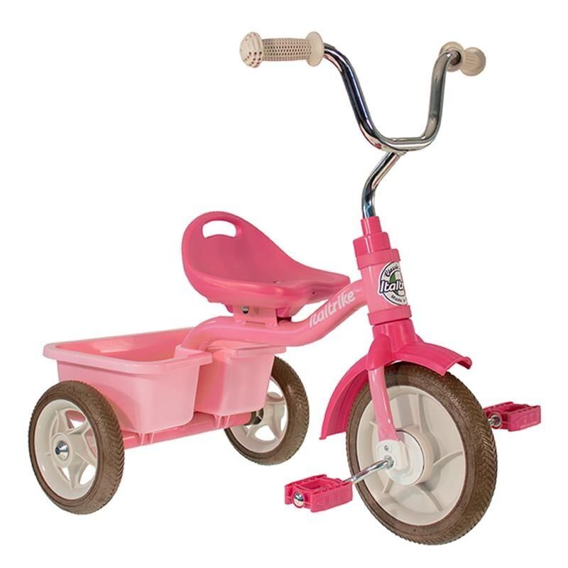 Taşıyıcılı Üç Tekerlekli Bisiklet - Pembe