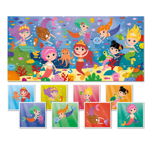 Bebekler için Puzzle - Deniz Kızları