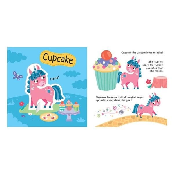Build and Play - Unicorns Book and Play Set