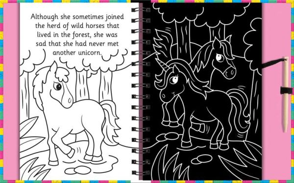 Scratch and Draw - Unicorns and Horses