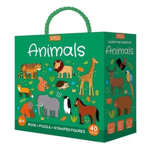 Animals - Book and Puzzle