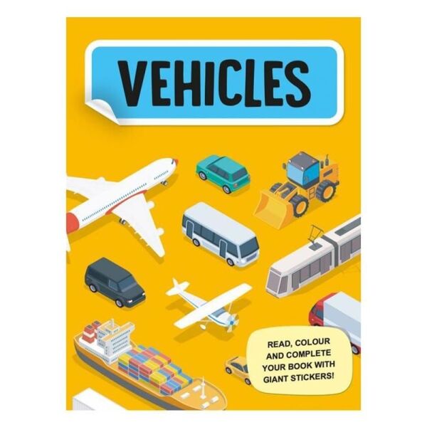 Mega Box Arts and Crafts - Vehicles Büyük Sanat Ve El İşi Kutusu - Taşıtlar