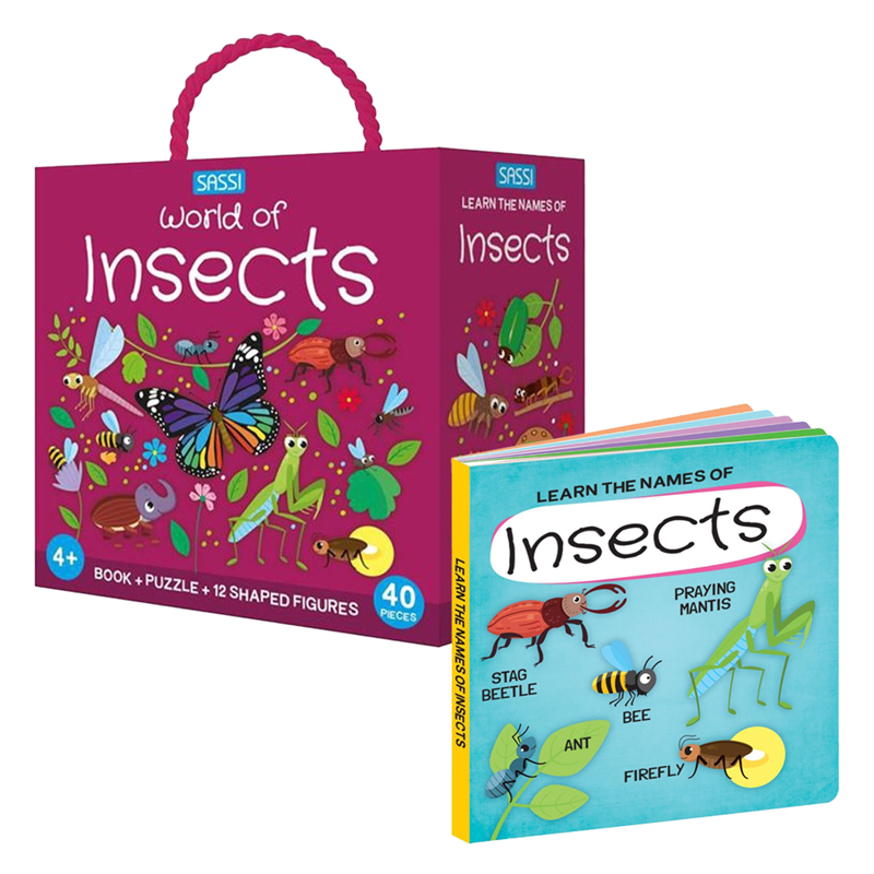World of Insects - Book and Puzzle