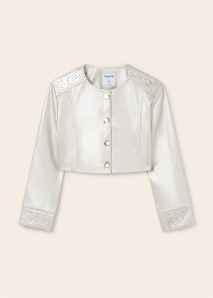 Mayoral Kız Çocuk Deri Ceket