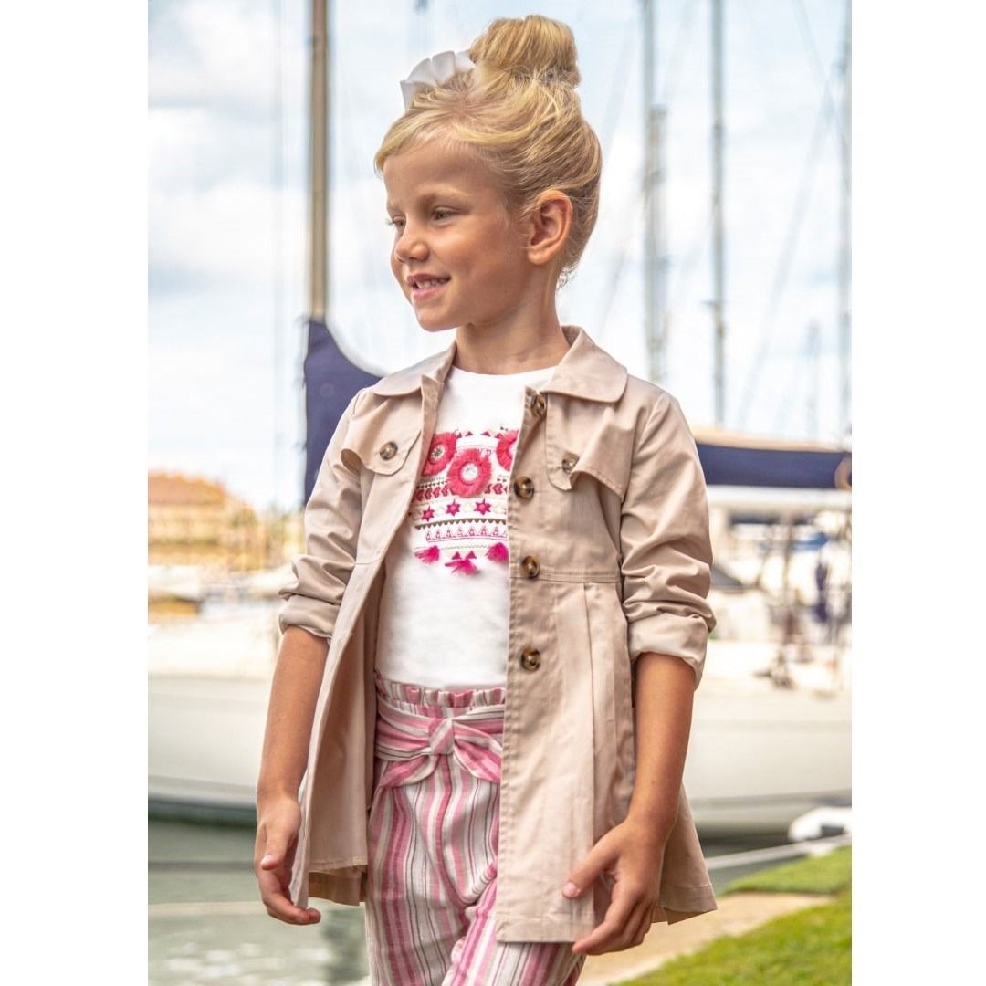 Mayoral Yazlık Kız Rüzgarlık Krem