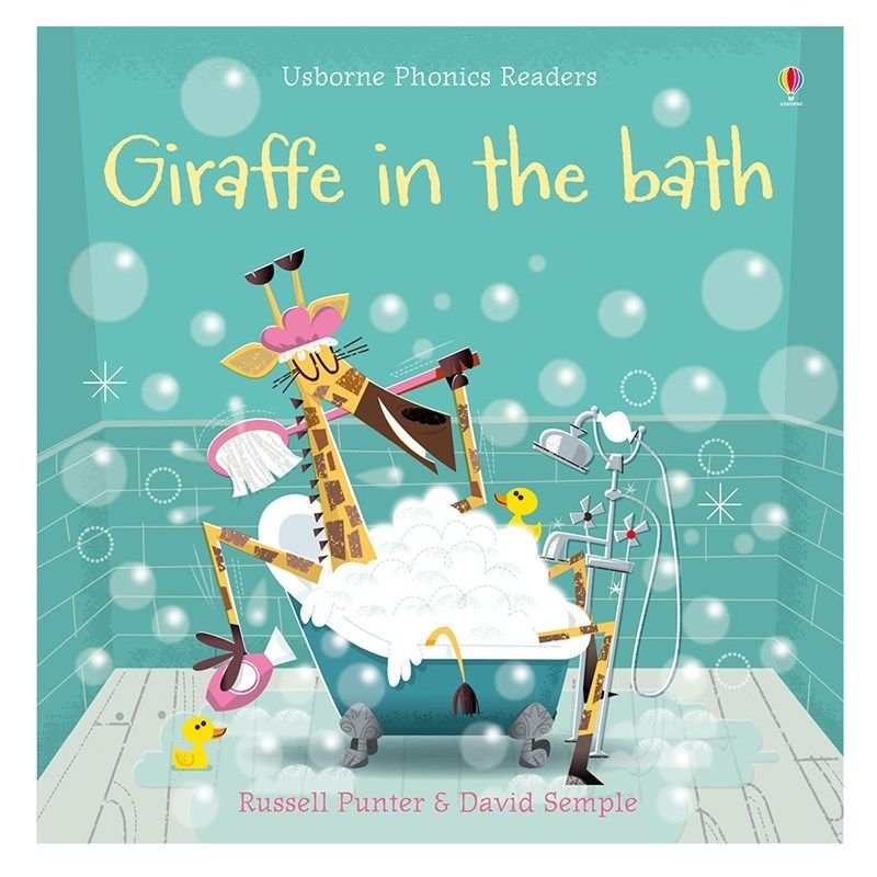 Giraffe In The Bath - Usborne Phonics Readers