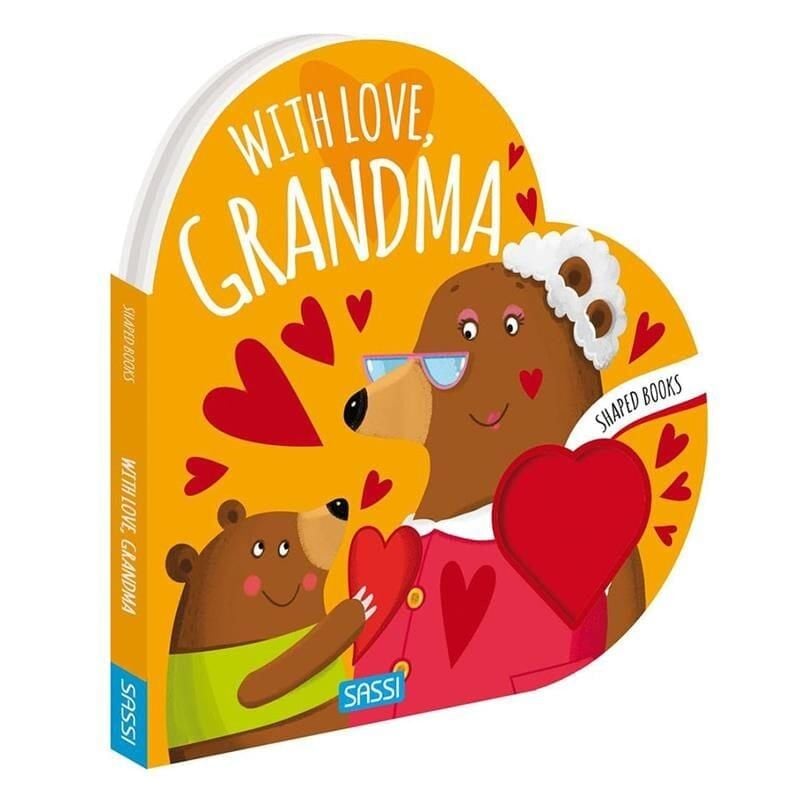 With Love Grandma - Shaped Board Book