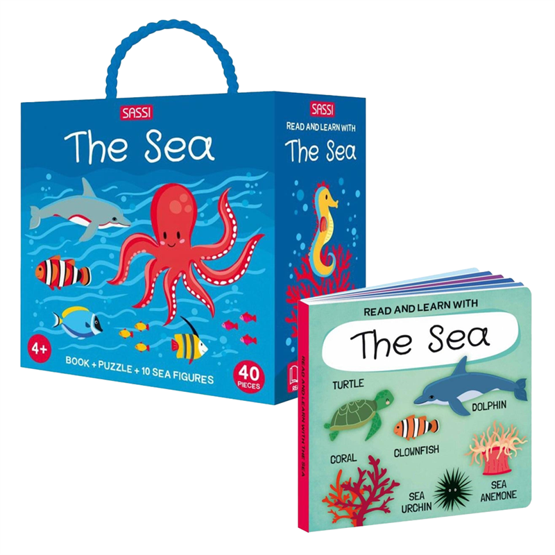 Read and Learn With the  Sea - Book and Puzzle